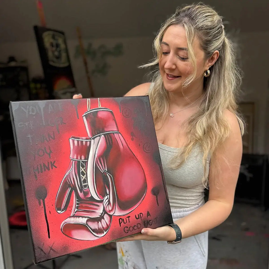 You Are Stronger Than You Think - Original - SOLD by artist Becky Smith - Wyecliffe Galleries