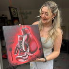 You Are Stronger Than You Think - Original - SOLD by artist Becky Smith - Wyecliffe Galleries