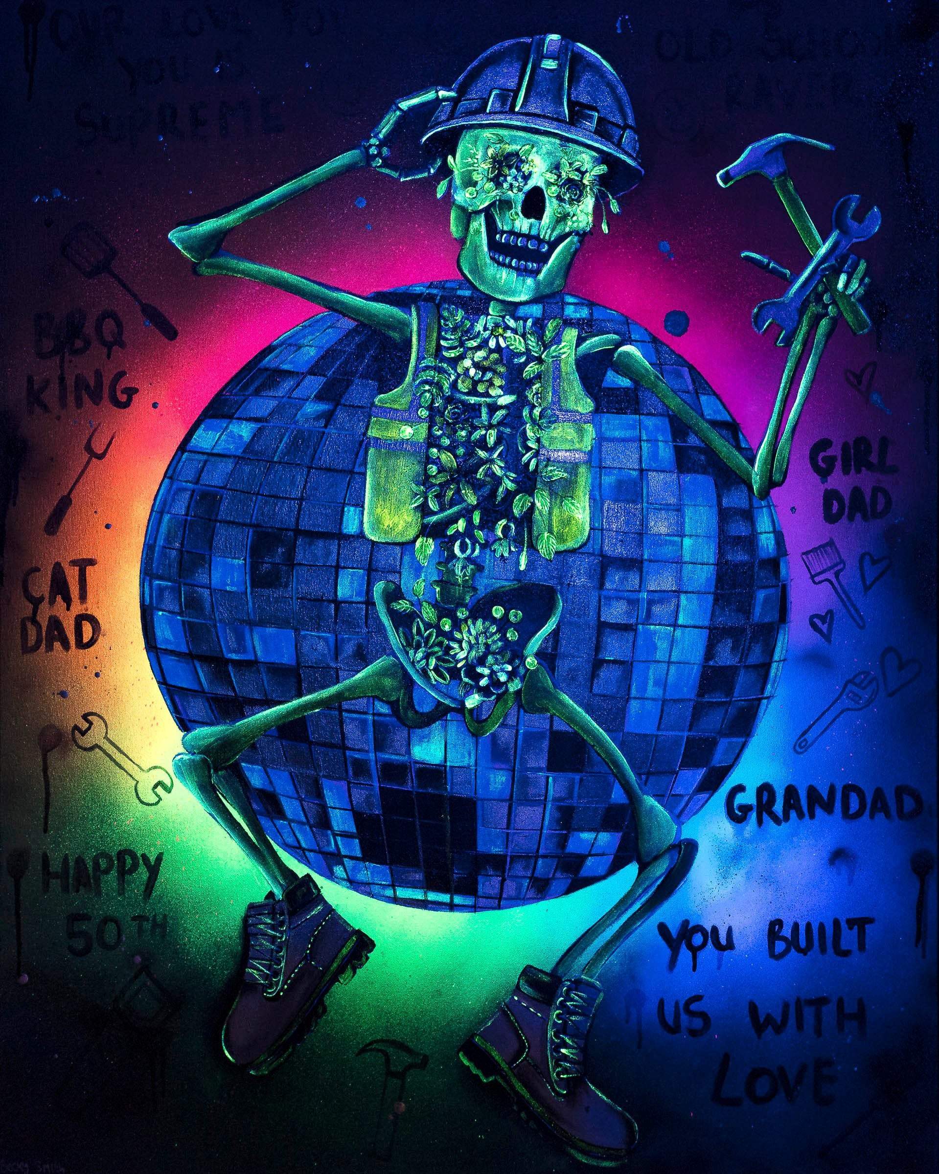 You Built Us With Love - Original - SOLD by artist Becky Smith - Wyecliffe Galleries