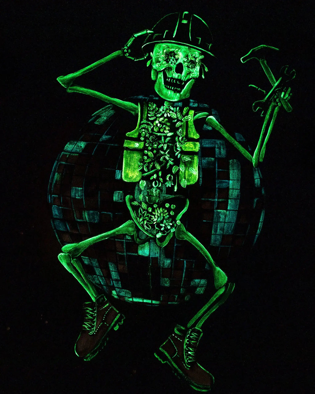 You Built Us With Love - Original - SOLD by artist Becky Smith - Wyecliffe Galleries