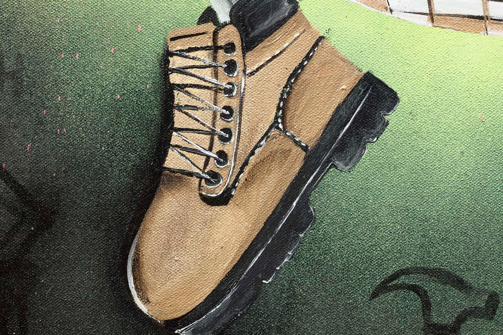 You Built Us With Love - Original - SOLD by artist Becky Smith - Wyecliffe Galleries