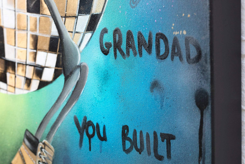 You Built Us With Love - Original - SOLD by artist Becky Smith - Wyecliffe Galleries