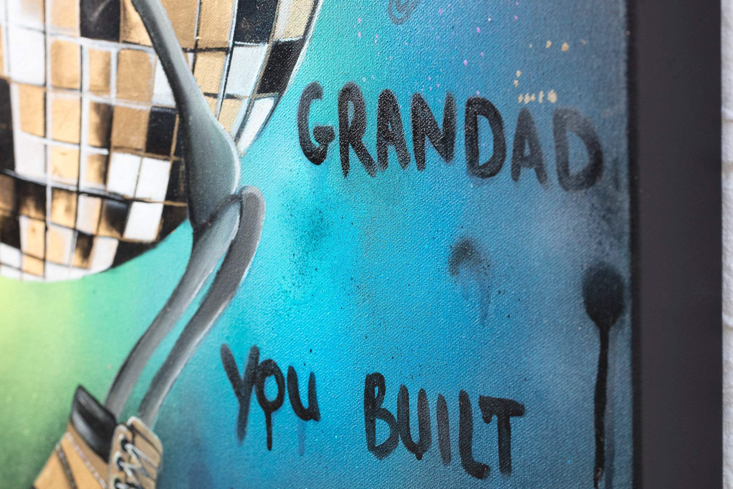 You Built Us With Love - Original - SOLD by artist Becky Smith - Wyecliffe Galleries