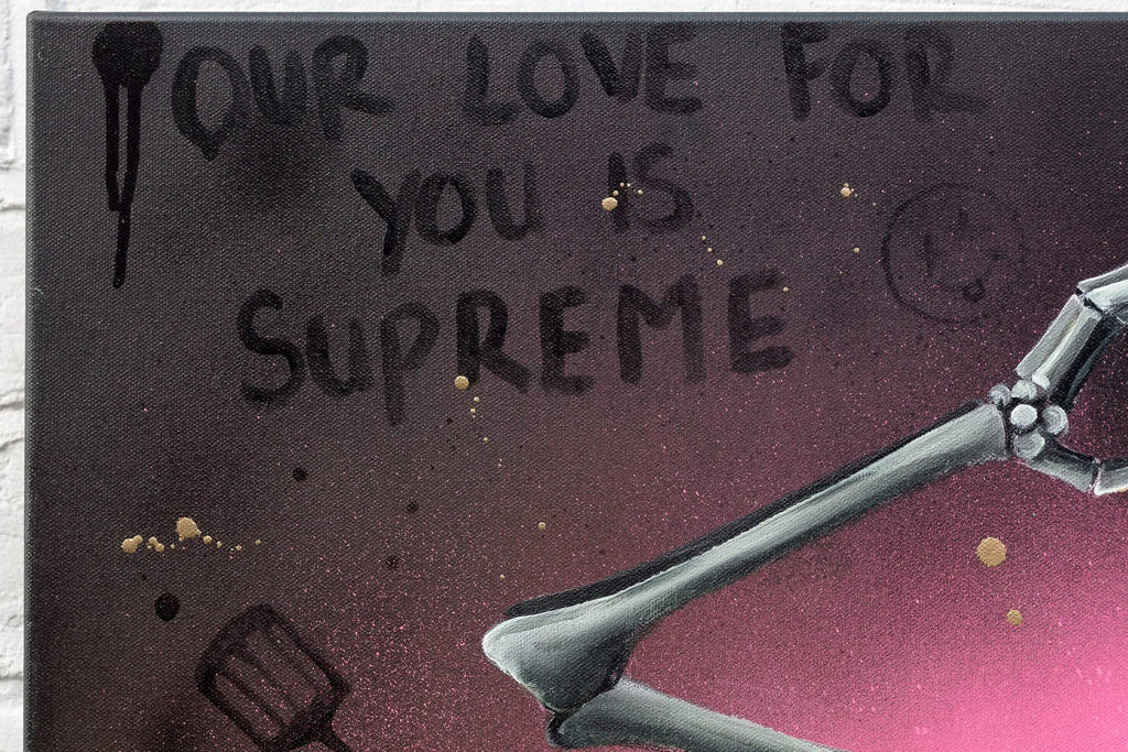 You Built Us With Love - Original - SOLD by artist Becky Smith - Wyecliffe Galleries