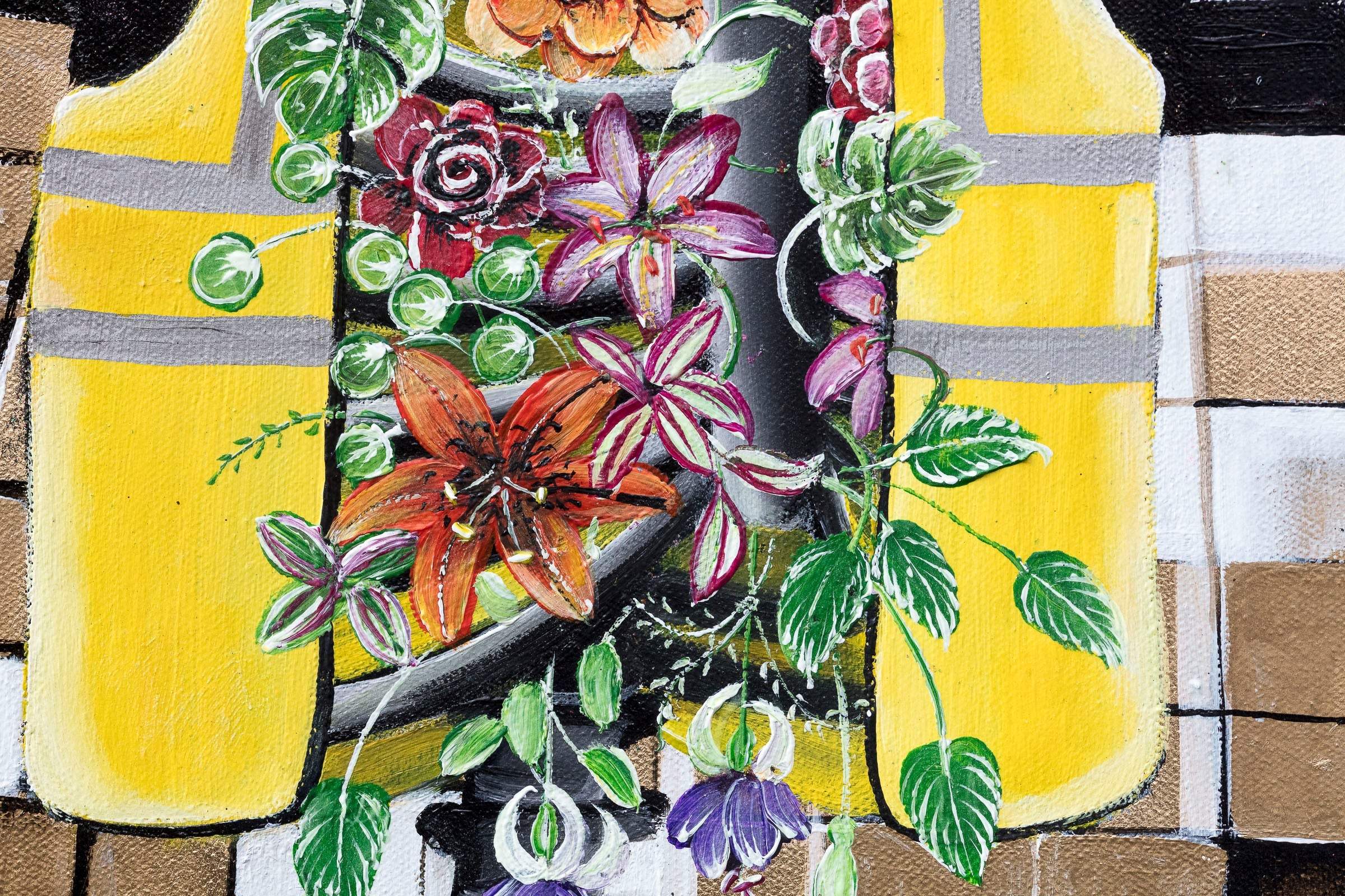 You Built Us With Love - Original - SOLD by artist Becky Smith - Wyecliffe Galleries