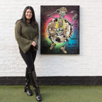 You Built Us With Love - Original - SOLD by artist Becky Smith - Wyecliffe Galleries