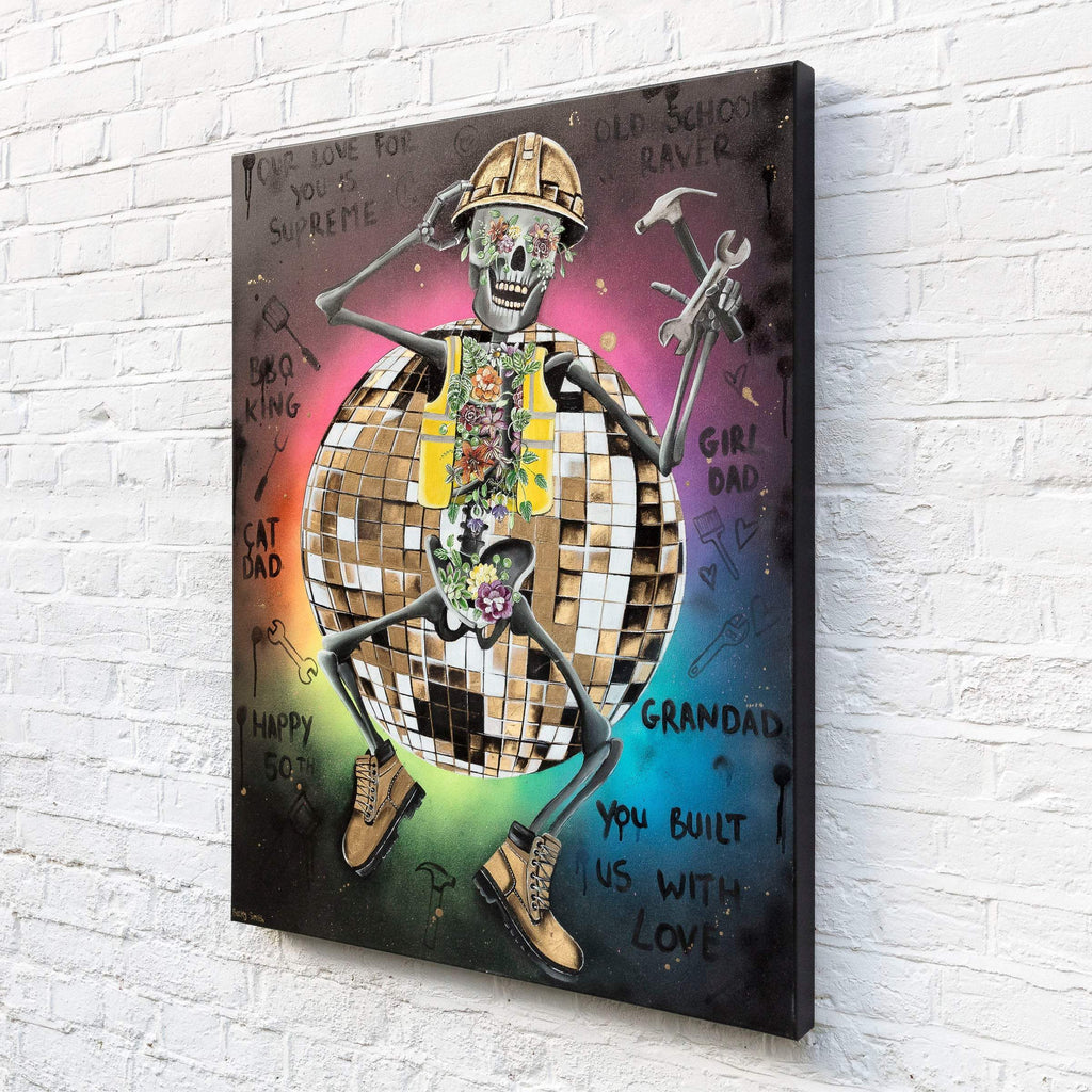 You Built Us With Love - Original - SOLD by artist Becky Smith - Wyecliffe Galleries