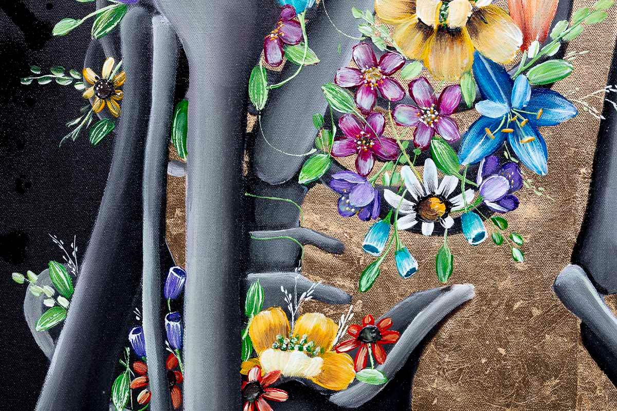 You Complete Us - Original - SOLD by artist Becky Smith - Wyecliffe Galleries