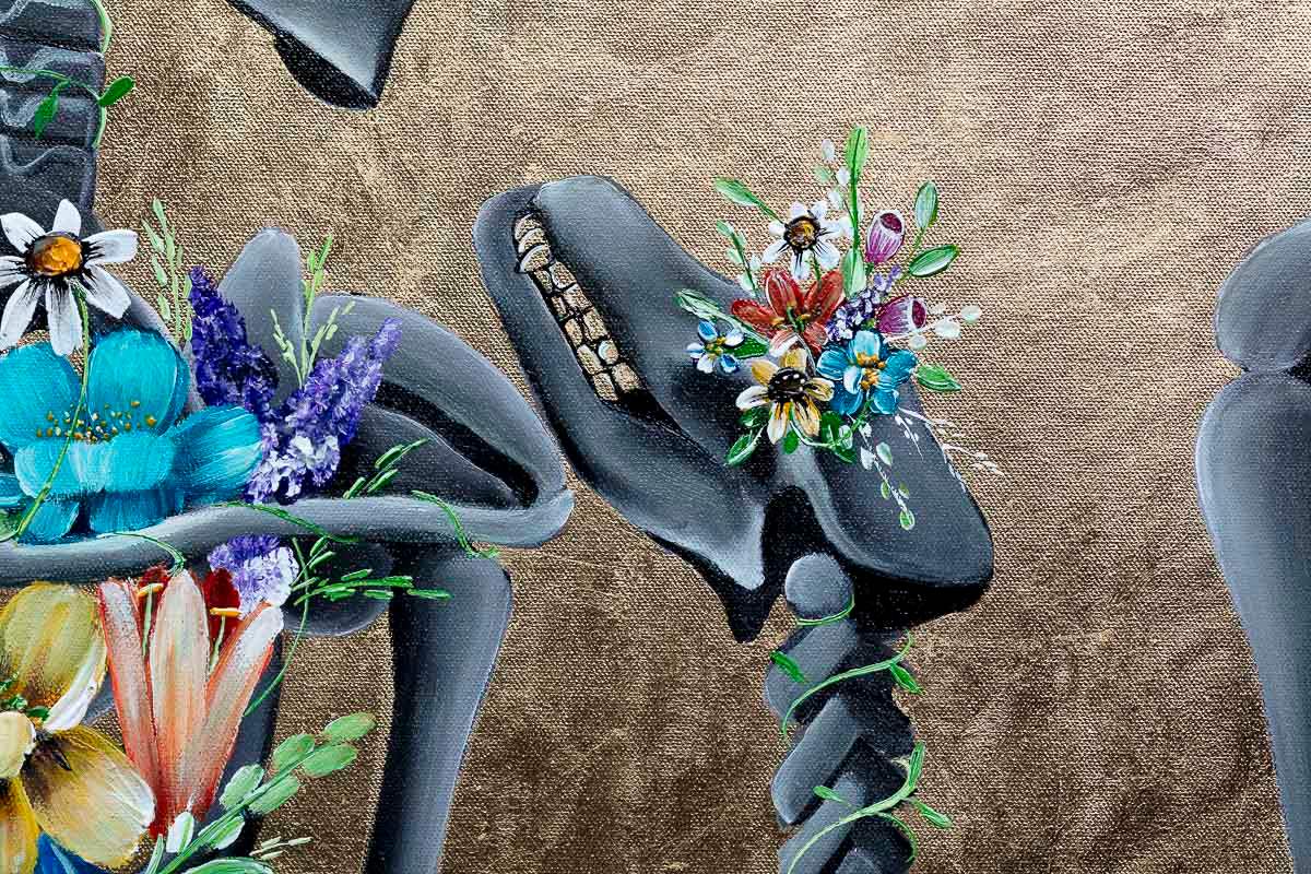 You Complete Us - Original - SOLD by artist Becky Smith - Wyecliffe Galleries