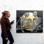 You Complete Us - Original - SOLD by artist Becky Smith - Wyecliffe Galleries