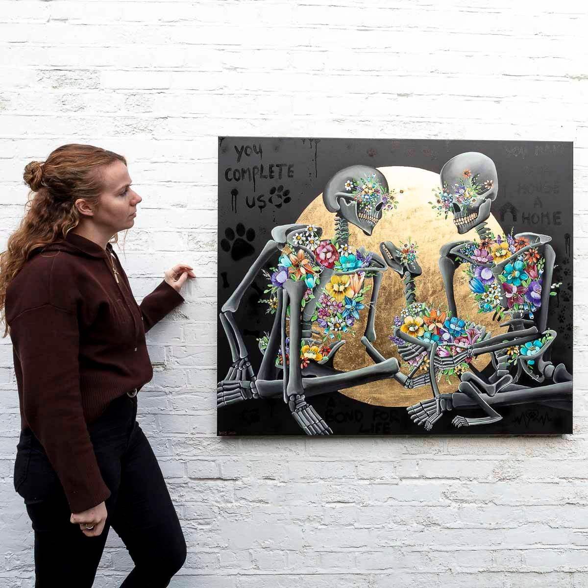 You Complete Us - Original - SOLD by artist Becky Smith - Wyecliffe Galleries