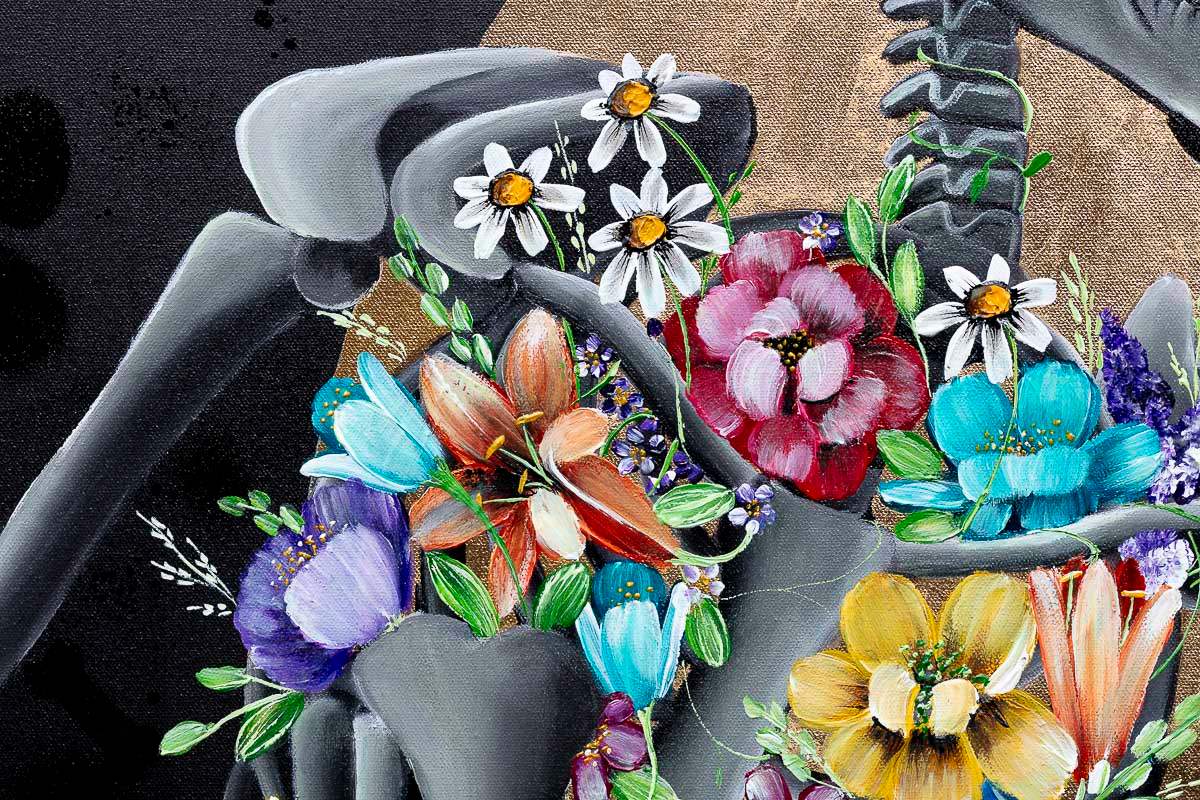 You Complete Us - Original - SOLD by artist Becky Smith - Wyecliffe Galleries