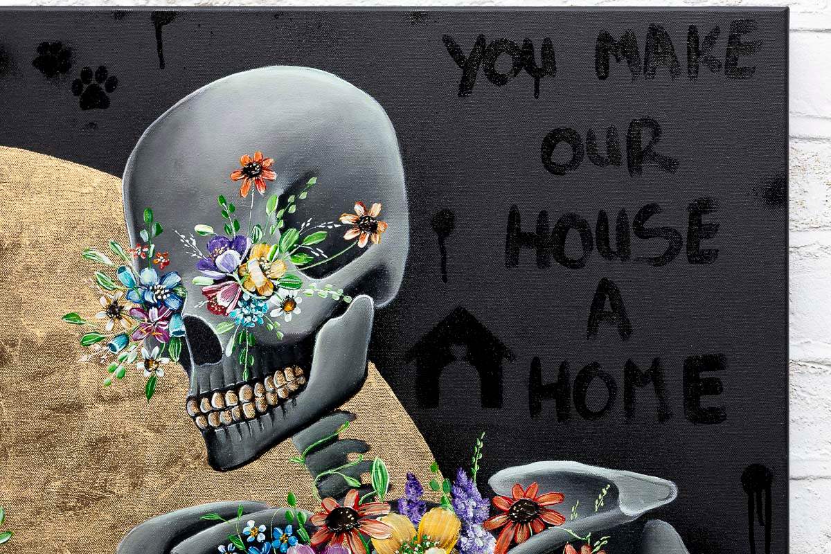 You Complete Us - Original - SOLD by artist Becky Smith - Wyecliffe Galleries