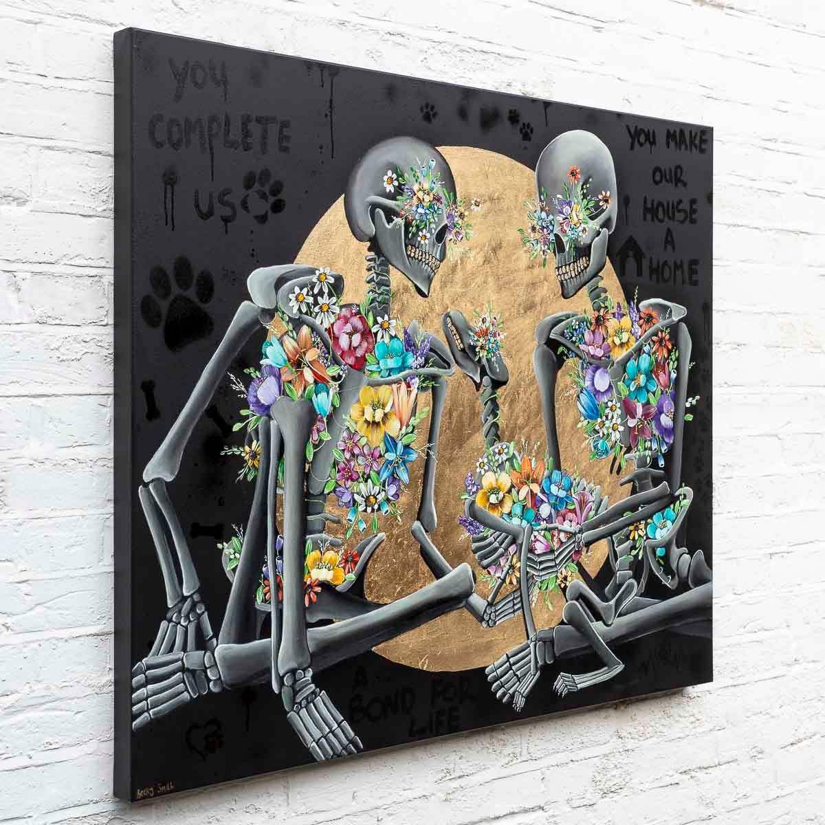 You Complete Us - Original - SOLD by artist Becky Smith - Wyecliffe Galleries