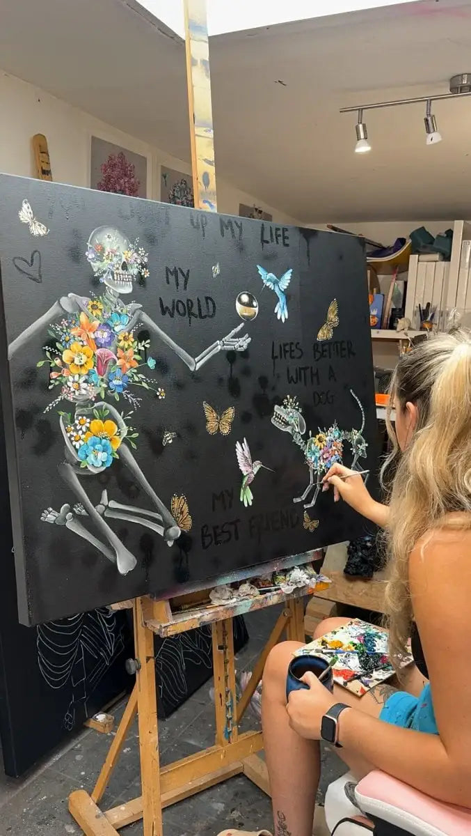 You Light Up My Life - Original - SOLD by artist Becky Smith - Wyecliffe Galleries