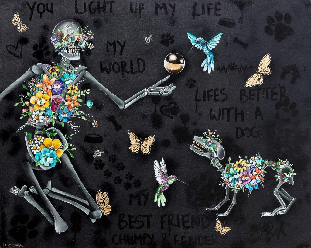 You Light Up My Life - Original - SOLD by artist Becky Smith - Wyecliffe Galleries