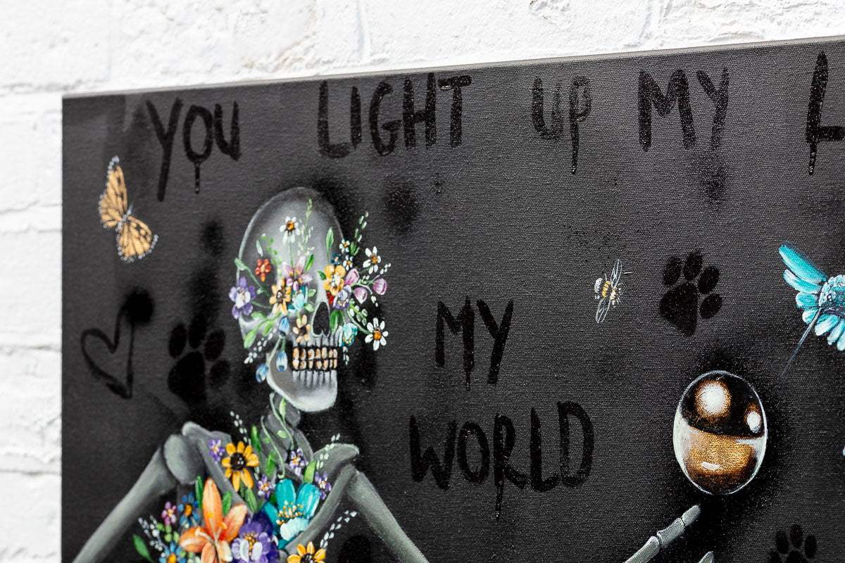 You Light Up My Life - Original - SOLD by artist Becky Smith - Wyecliffe Galleries