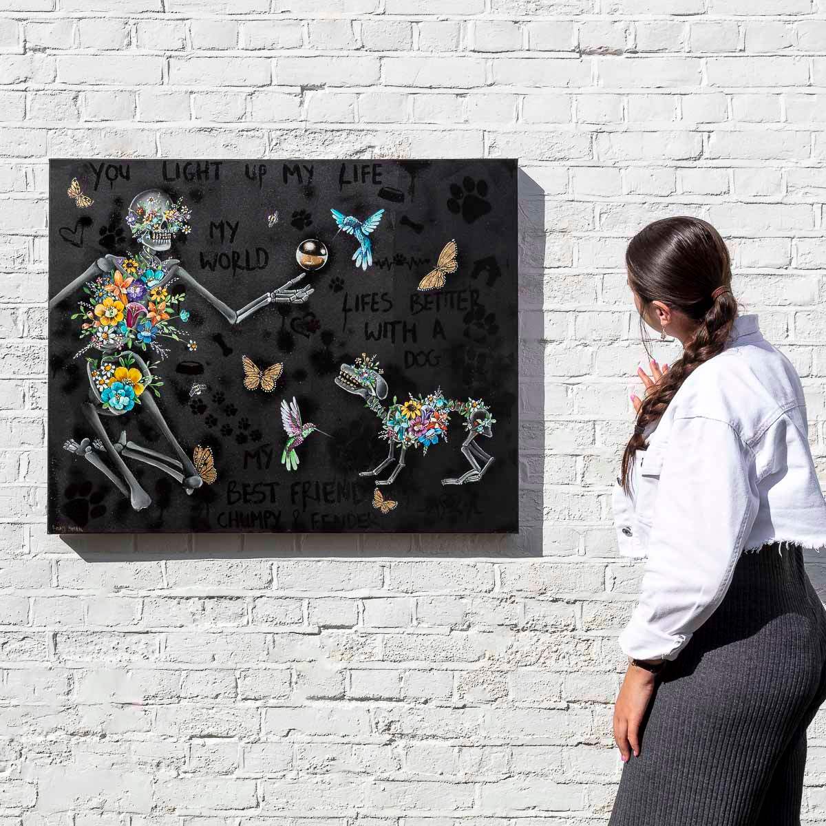 You Light Up My Life - Original - SOLD by artist Becky Smith - Wyecliffe Galleries