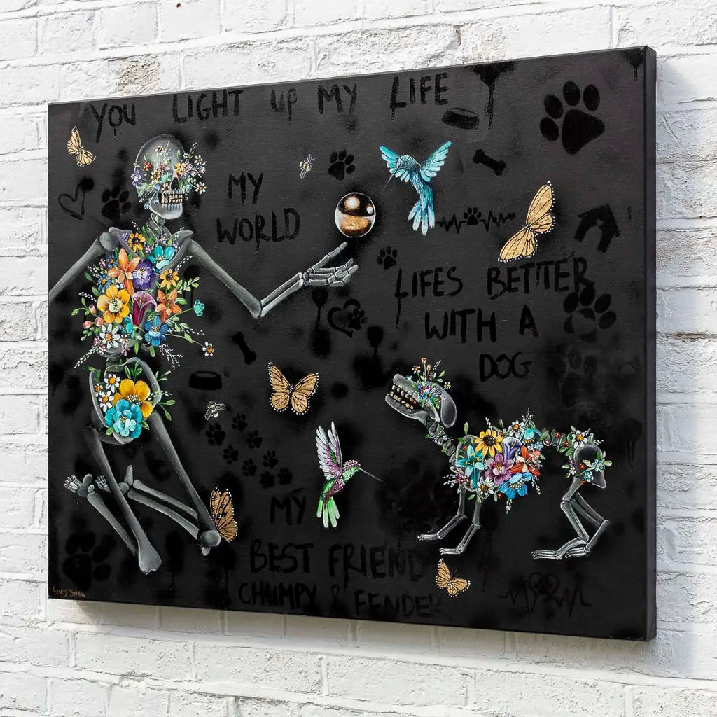 You Light Up My Life - Original - SOLD by artist Becky Smith - Wyecliffe Galleries