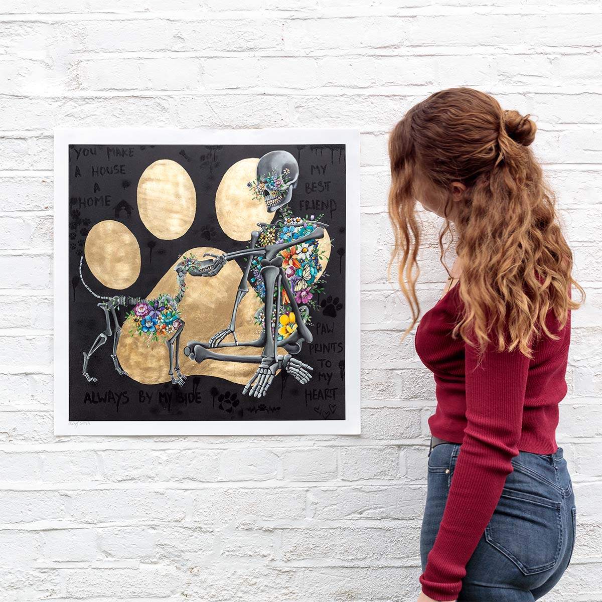 You Make A House A Home - Artist Proof by artist Becky Smith - Wyecliffe Galleries