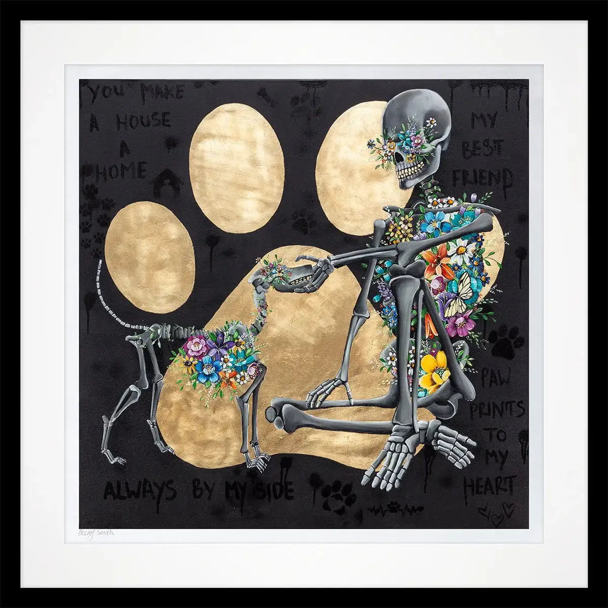 You Make A House A Home - Artist Proof by artist Becky Smith - Wyecliffe Galleries