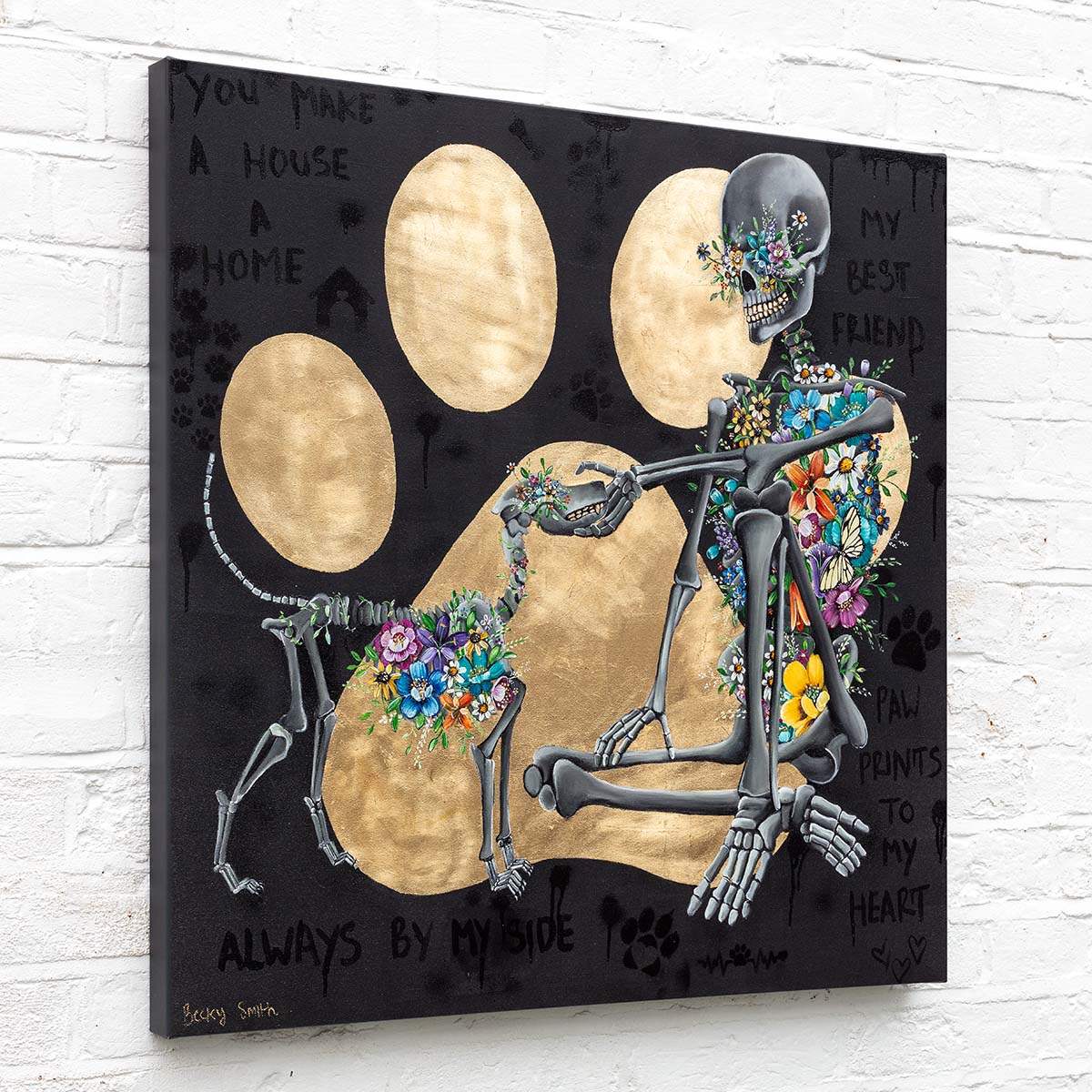 You Make A House A Home - Deluxe Edition by artist Becky Smith - Wyecliffe Galleries