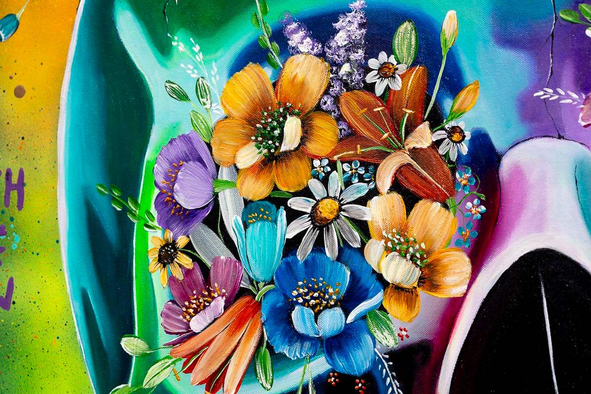 You Only Live Once - Original by artist Becky Smith - Wyecliffe Galleries