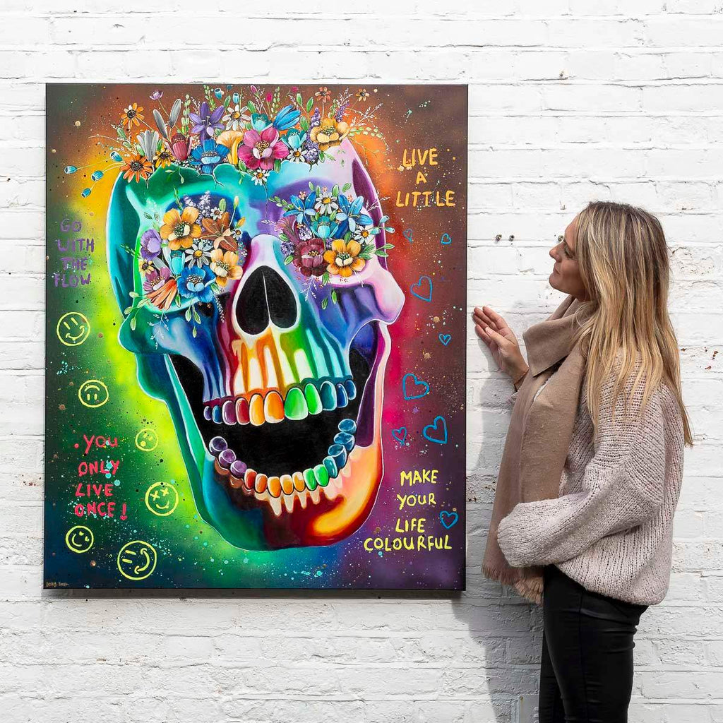 You Only Live Once - Original by artist Becky Smith - Wyecliffe Galleries