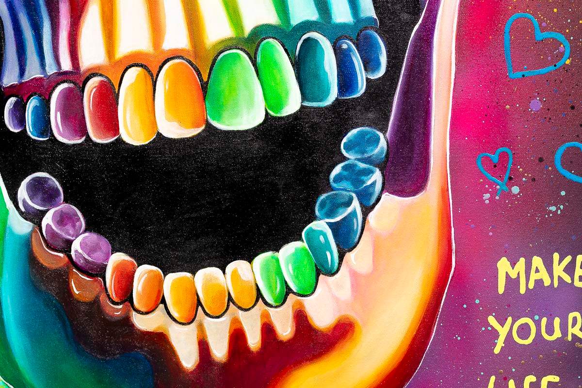 You Only Live Once - Original by artist Becky Smith - Wyecliffe Galleries