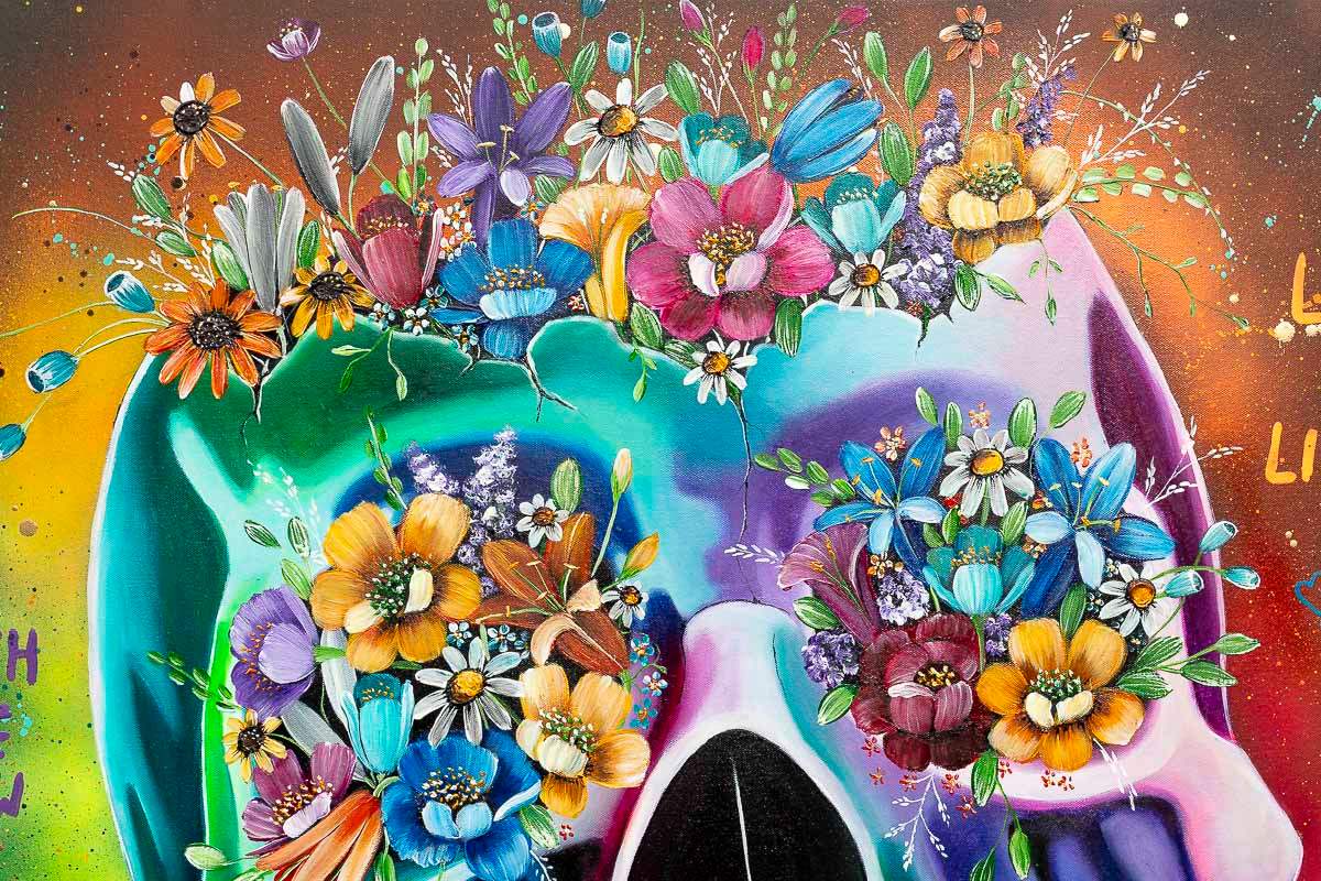 You Only Live Once - Original by artist Becky Smith - Wyecliffe Galleries