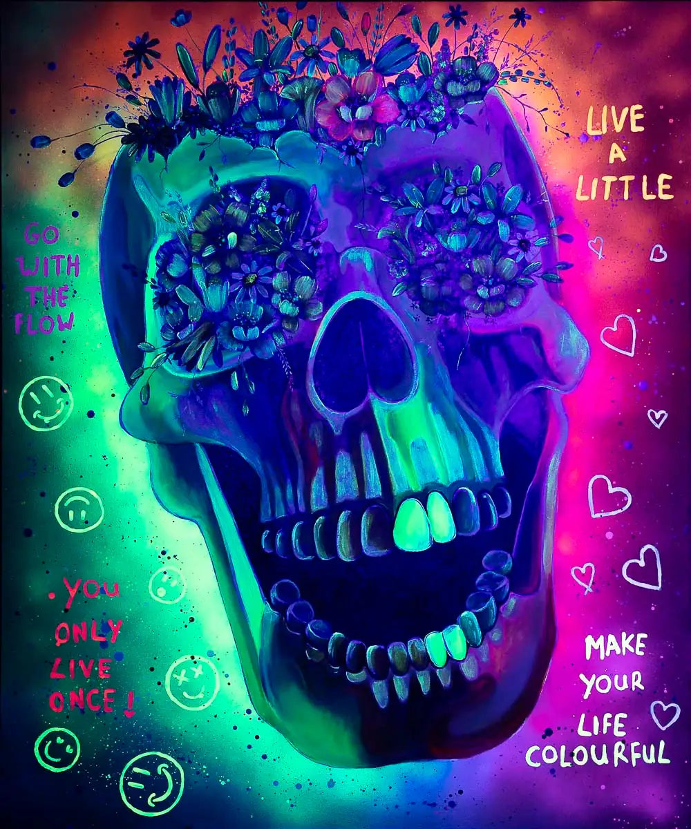 You Only Live Once - Original by artist Becky Smith - Wyecliffe Galleries