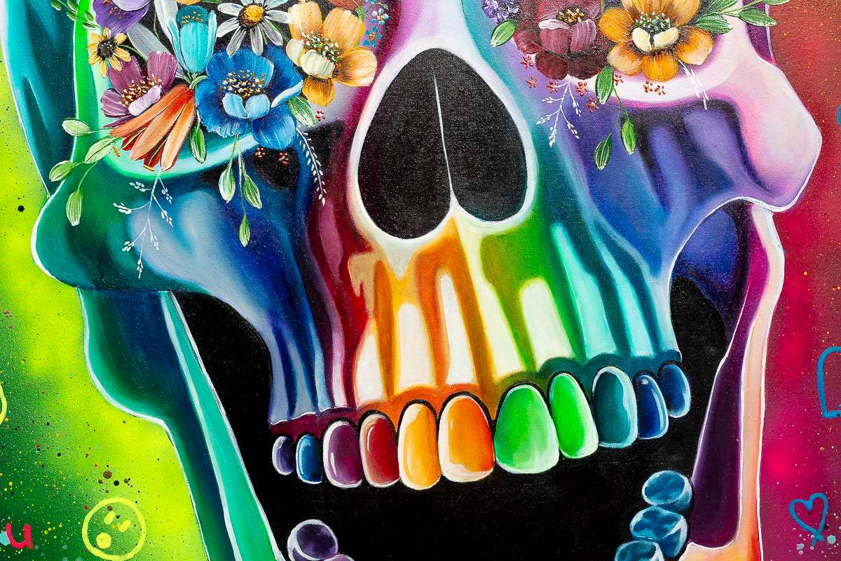 You Only Live Once - Original by artist Becky Smith - Wyecliffe Galleries