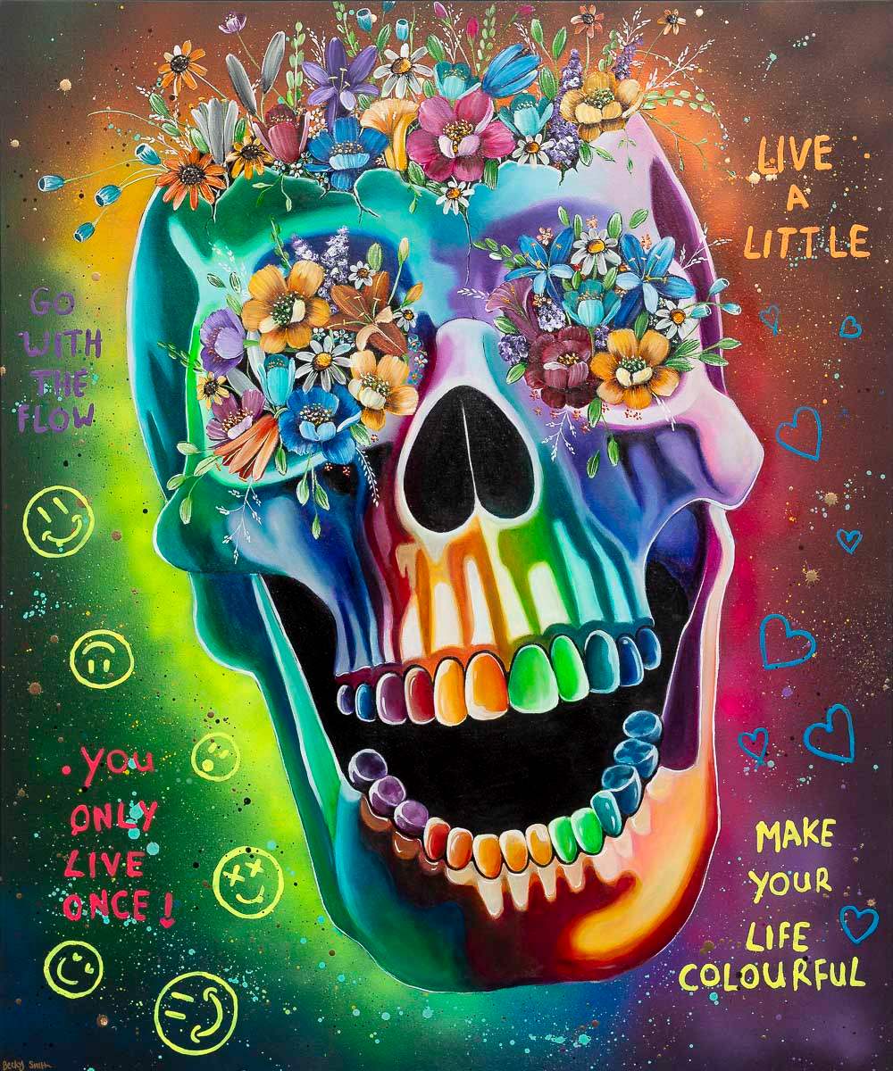 You Only Live Once - Original by artist Becky Smith - Wyecliffe Galleries