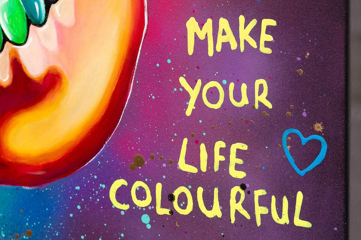 You Only Live Once - Original by artist Becky Smith - Wyecliffe Galleries