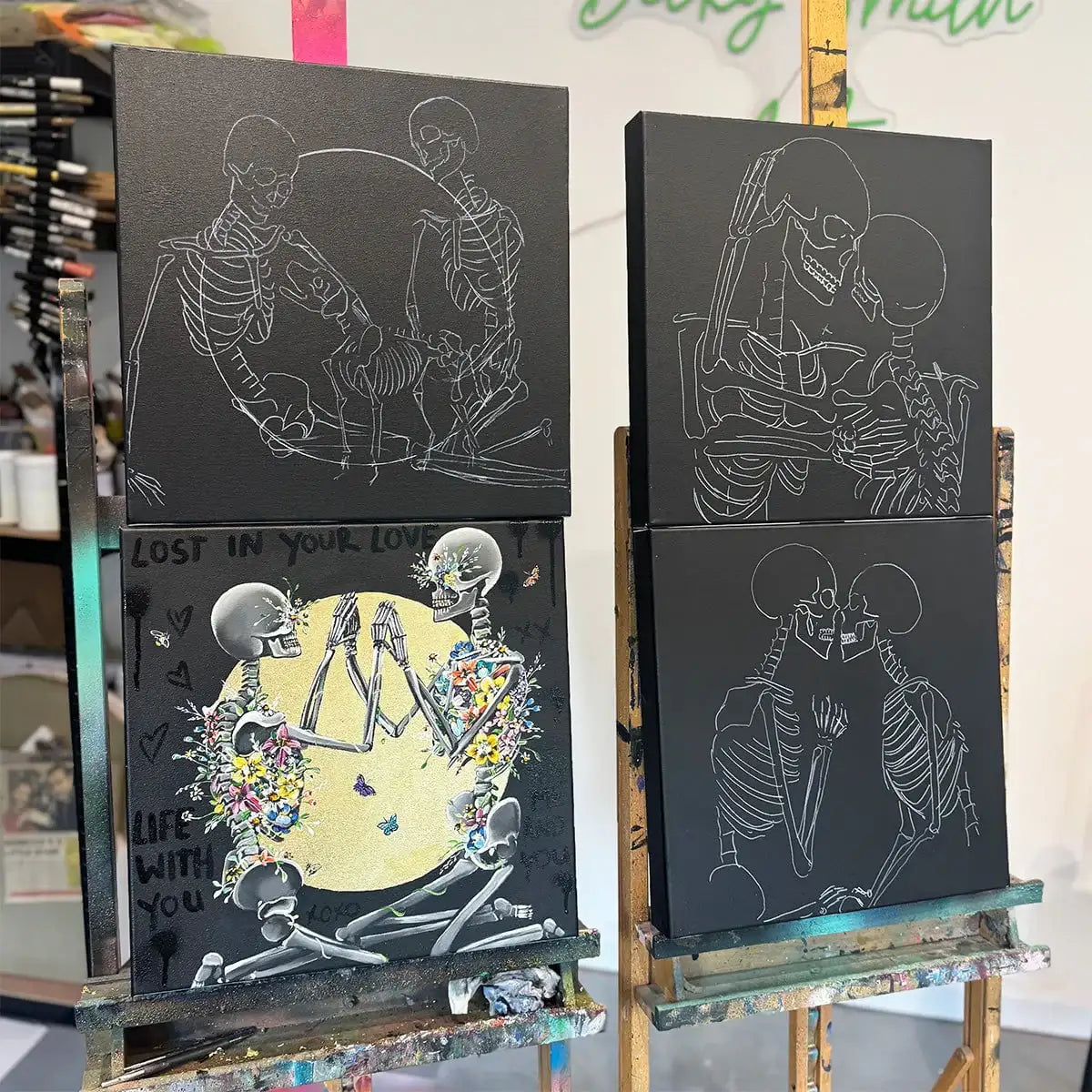 You Stole Our Heart - Original - SOLD by artist Becky Smith - Wyecliffe Galleries