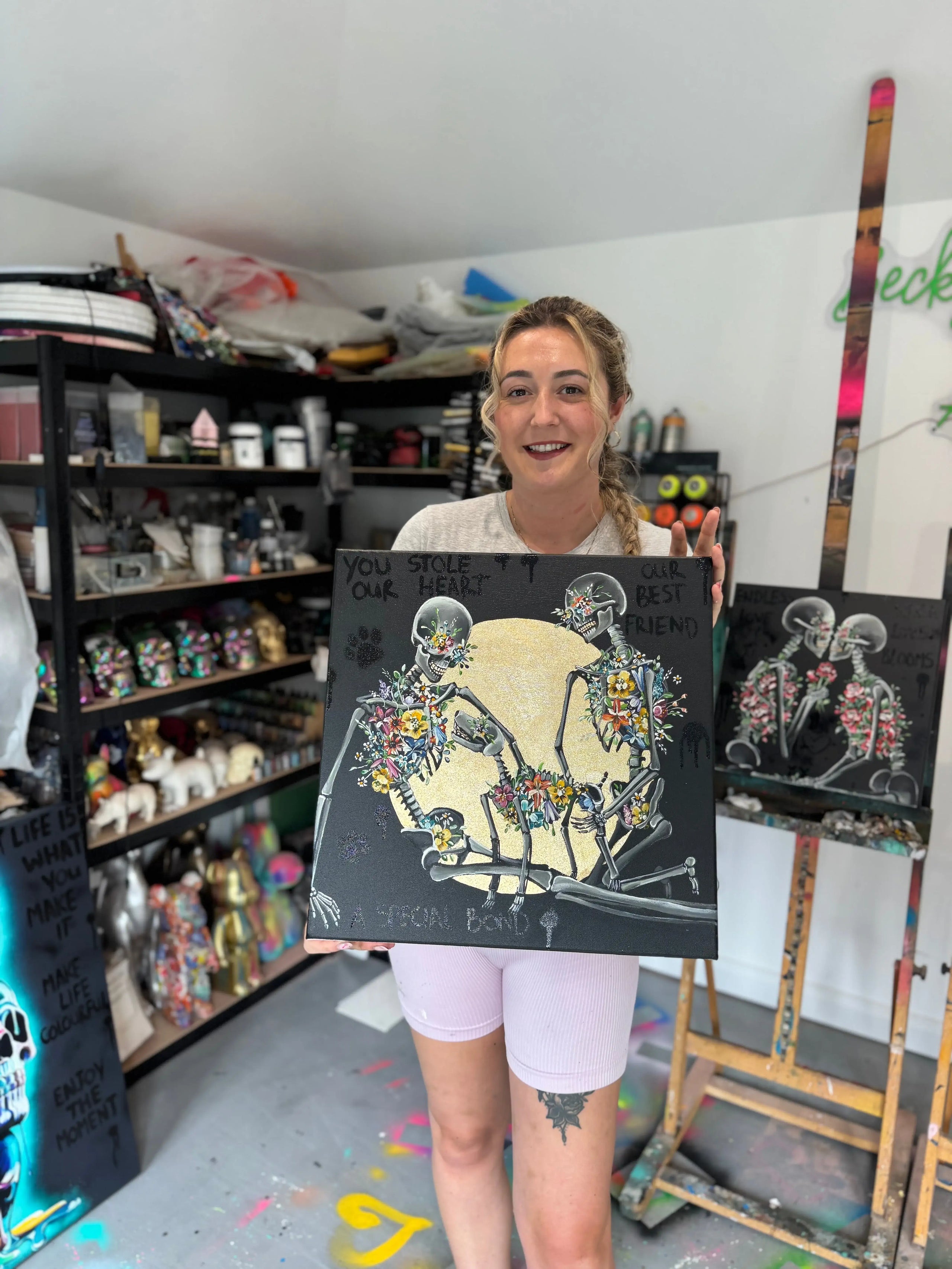 You Stole Our Heart - Original - SOLD by artist Becky Smith - Wyecliffe Galleries