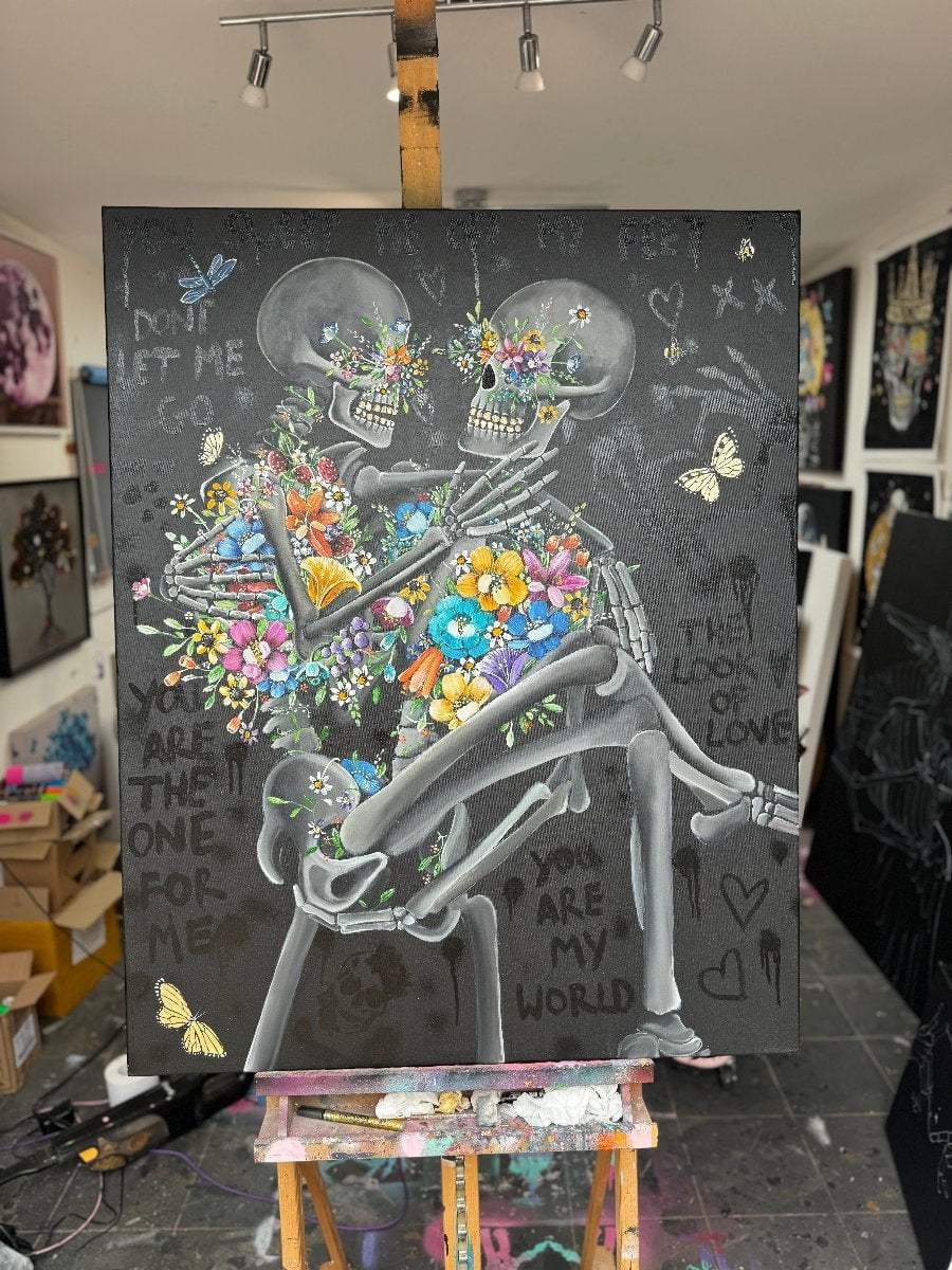 You Sweep Me Off My Feet - Original - SOLD by artist Becky Smith - Wyecliffe Galleries