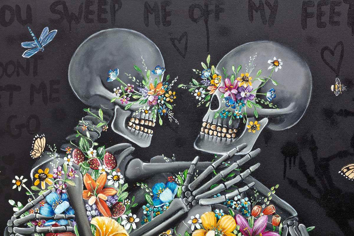 You Sweep Me Off My Feet - Original - SOLD by artist Becky Smith - Wyecliffe Galleries