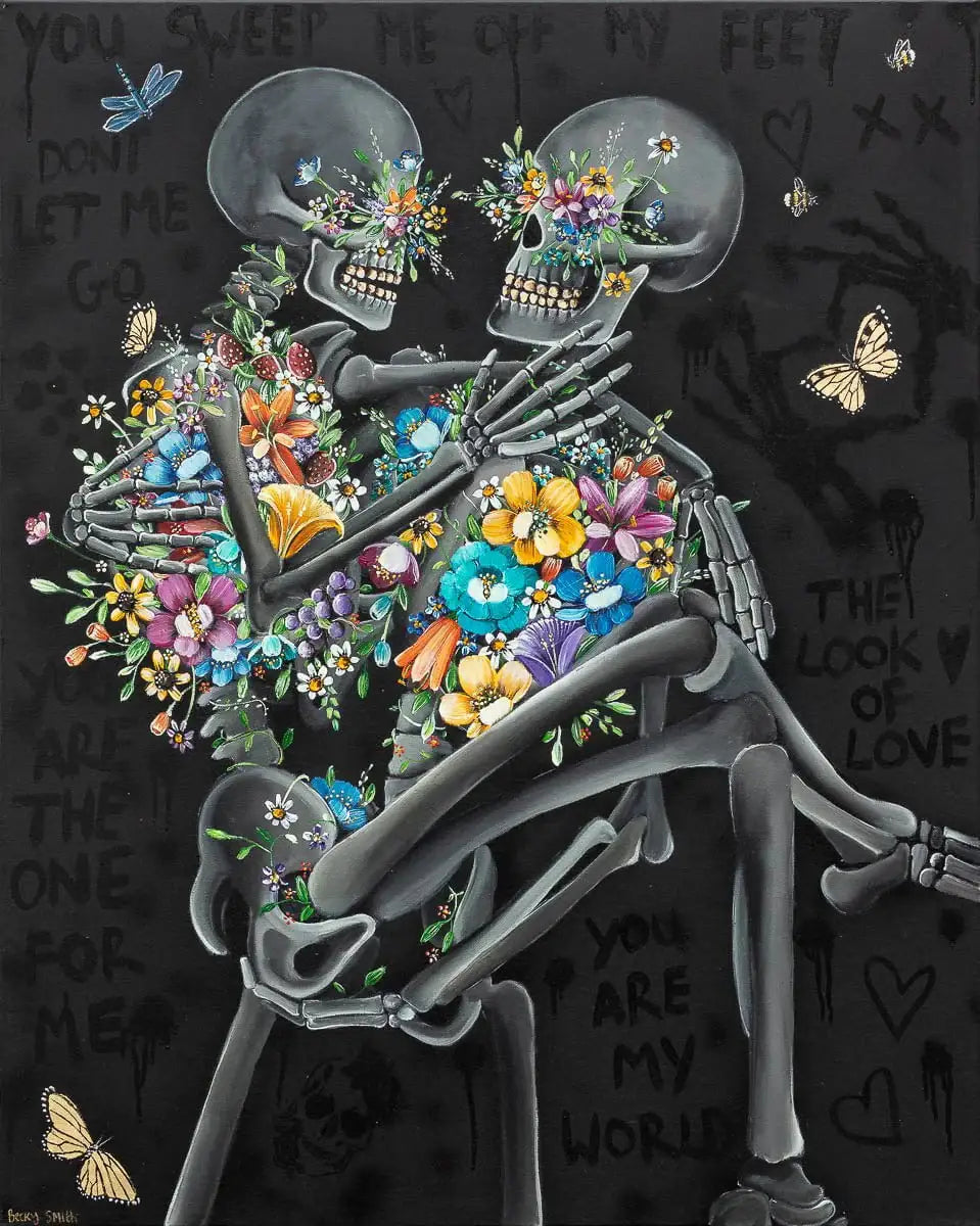 You Sweep Me Off My Feet - Original - SOLD by artist Becky Smith - Wyecliffe Galleries