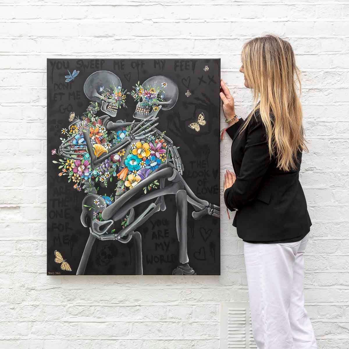 You Sweep Me Off My Feet - Original - SOLD by artist Becky Smith - Wyecliffe Galleries