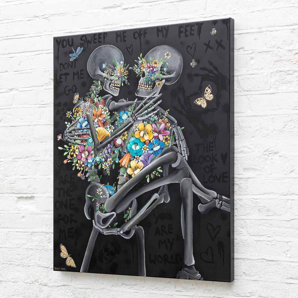 You Sweep Me Off My Feet - Original - SOLD by artist Becky Smith - Wyecliffe Galleries