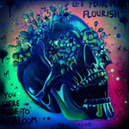 You Were Made To Bloom - Original - SOLD by artist Becky Smith - Wyecliffe Galleries