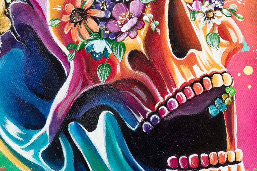 You Were Made To Bloom - Original - SOLD by artist Becky Smith - Wyecliffe Galleries