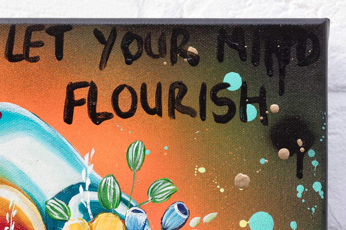 You Were Made To Bloom - Original - SOLD by artist Becky Smith - Wyecliffe Galleries