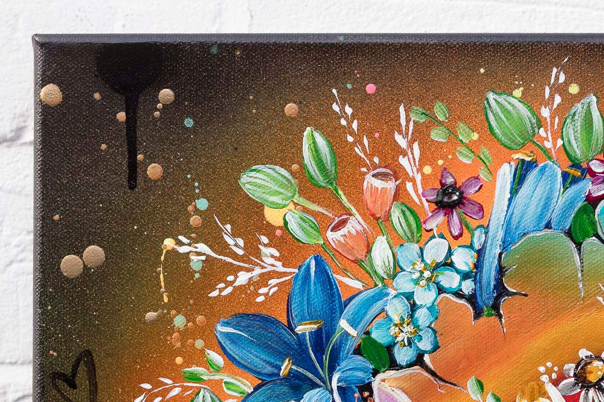 You Were Made To Bloom - Original - SOLD by artist Becky Smith - Wyecliffe Galleries