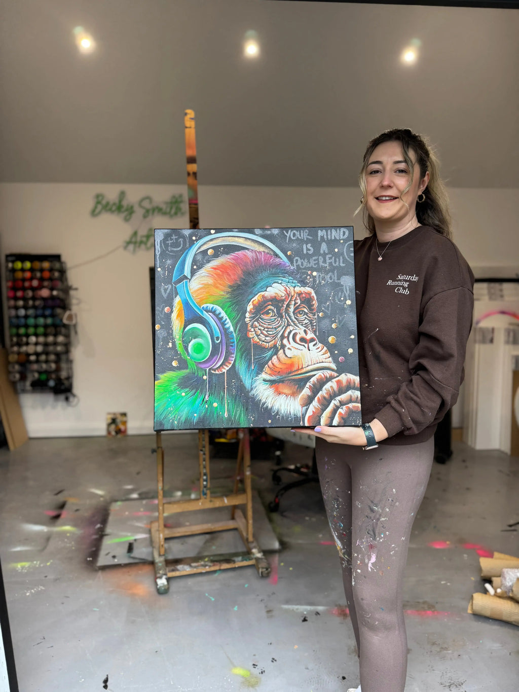 Your Mind Is A Powerful Tool - Original - SOLD by artist Becky Smith - Wyecliffe Galleries