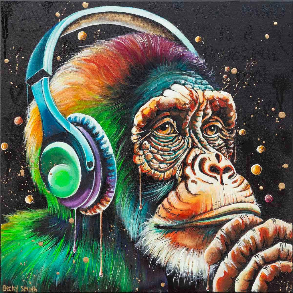 Your Mind Is A Powerful Tool - Original - SOLD by artist Becky Smith - Wyecliffe Galleries