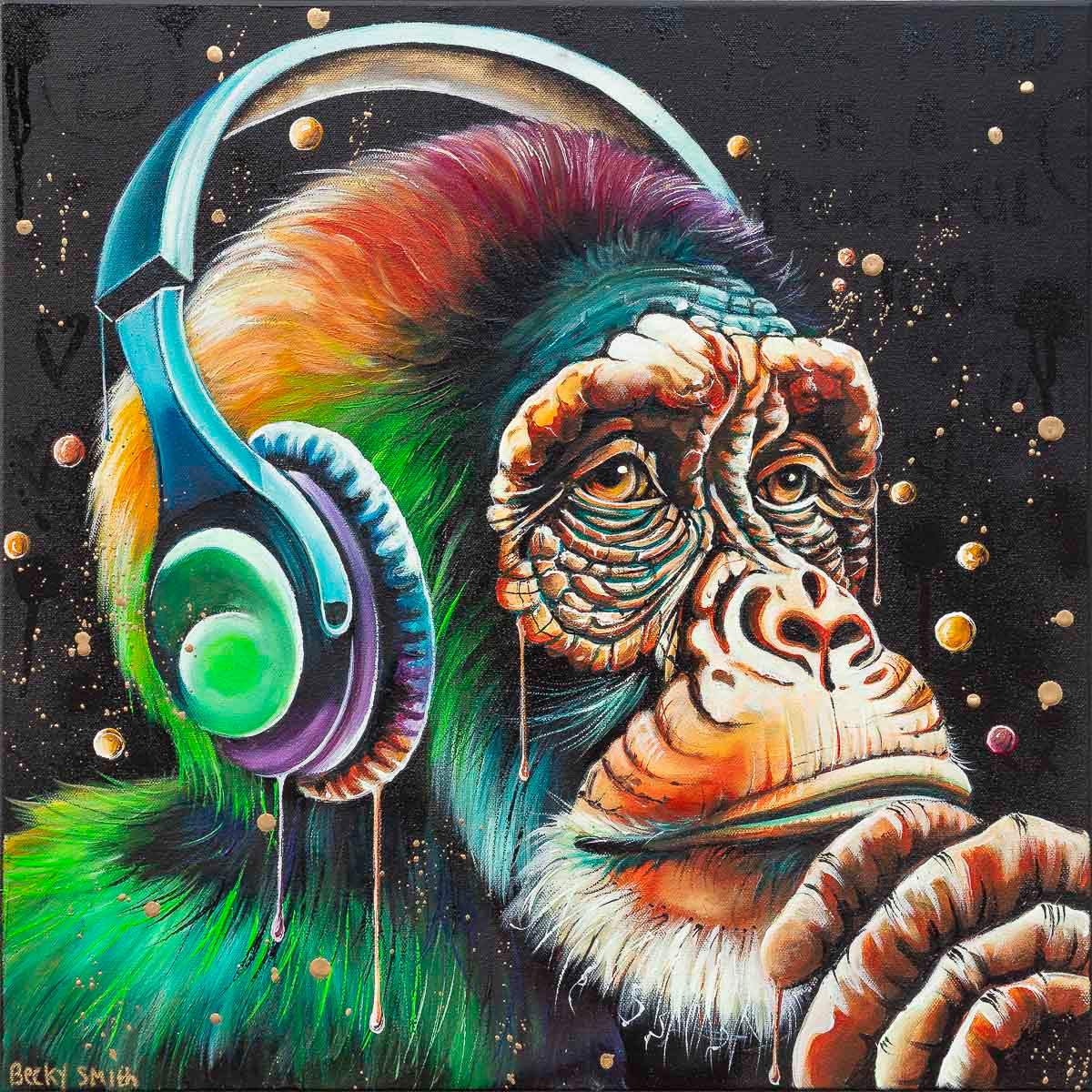 Your Mind Is A Powerful Tool - Original - SOLD by artist Becky Smith - Wyecliffe Galleries