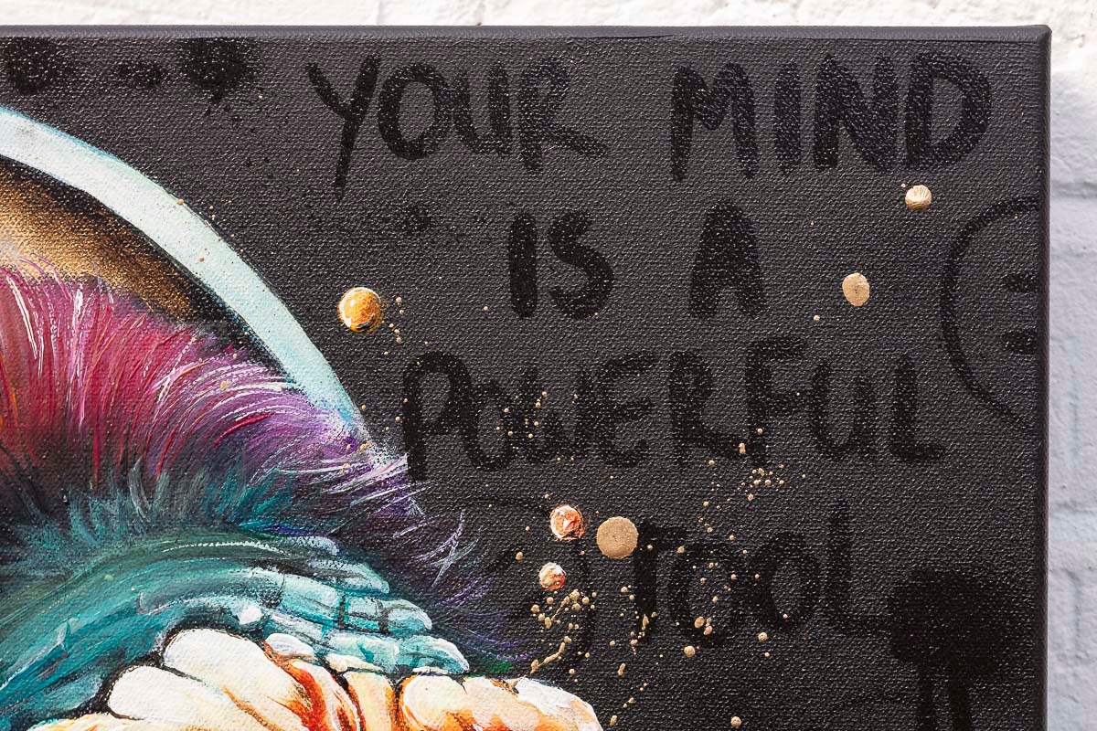Your Mind Is A Powerful Tool - Original - SOLD by artist Becky Smith - Wyecliffe Galleries