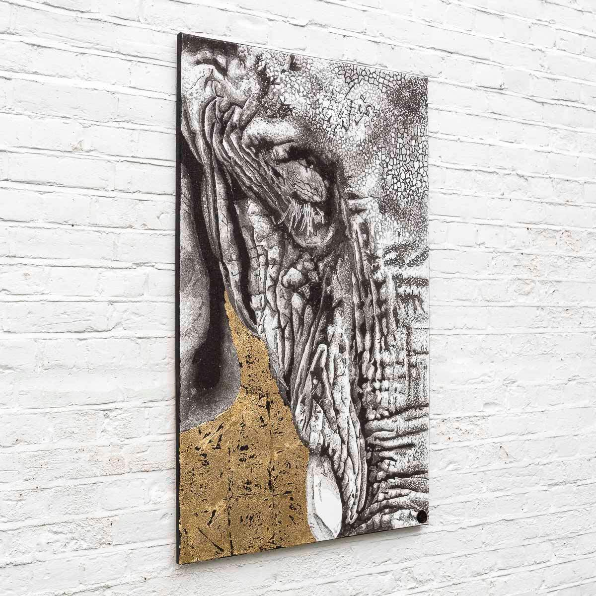 Eidetic (Gold) - Original by artist Ben Riley - Wyecliffe Galleries